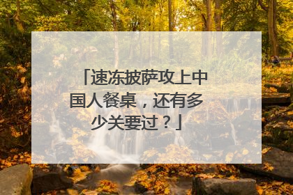 速冻披萨攻上中国人餐桌，还有多少关要过？