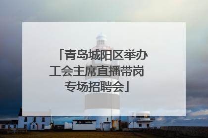 青岛城阳区举办工会主席直播带岗专场招聘会