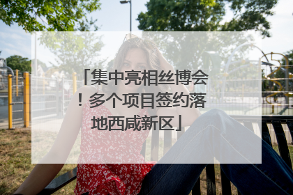集中亮相丝博会！多个项目签约落地西咸新区