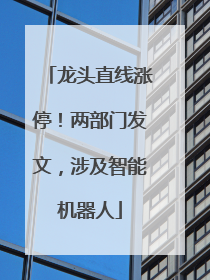龙头直线涨停！两部门发文，涉及智能机器人