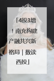 4投3增！南充构建产融共兴新格局｜数读西投